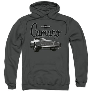 Chevrolet Script Car Mens Hoodie Charcoal