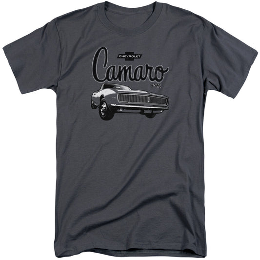 Chevrolet Script Car Mens Tall T Shirt Charcoal