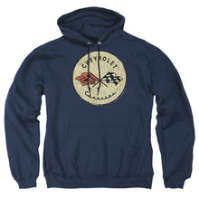 Load image into Gallery viewer, Chevrolet Old Vette Mens Hoodie Navy