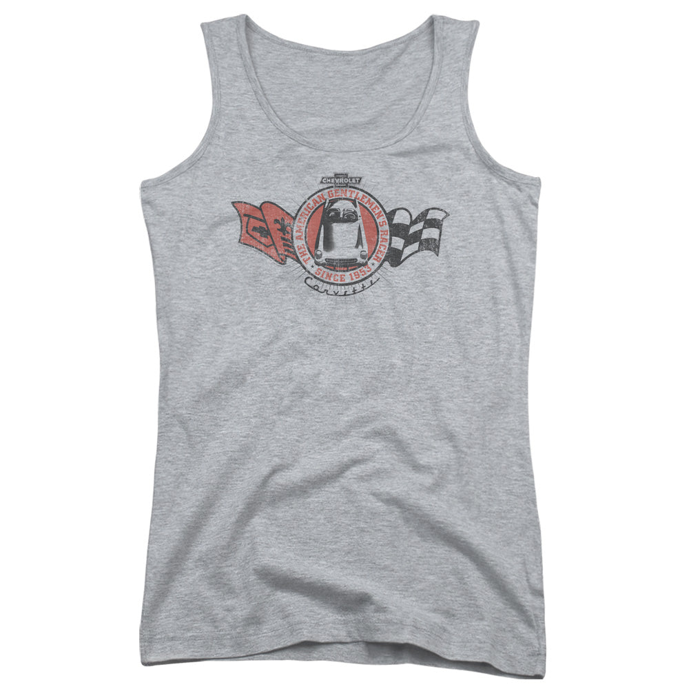 Chevrolet Gentlemens RACer Womens Tank Top Shirt Athletic Heather