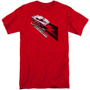 Chevrolet Split Window Sting Ray Mens Tall T Shirt Red