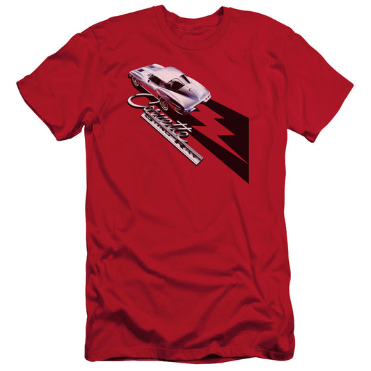 Chevrolet Split Window Sting Ray Slim Fit Mens T Shirt Red