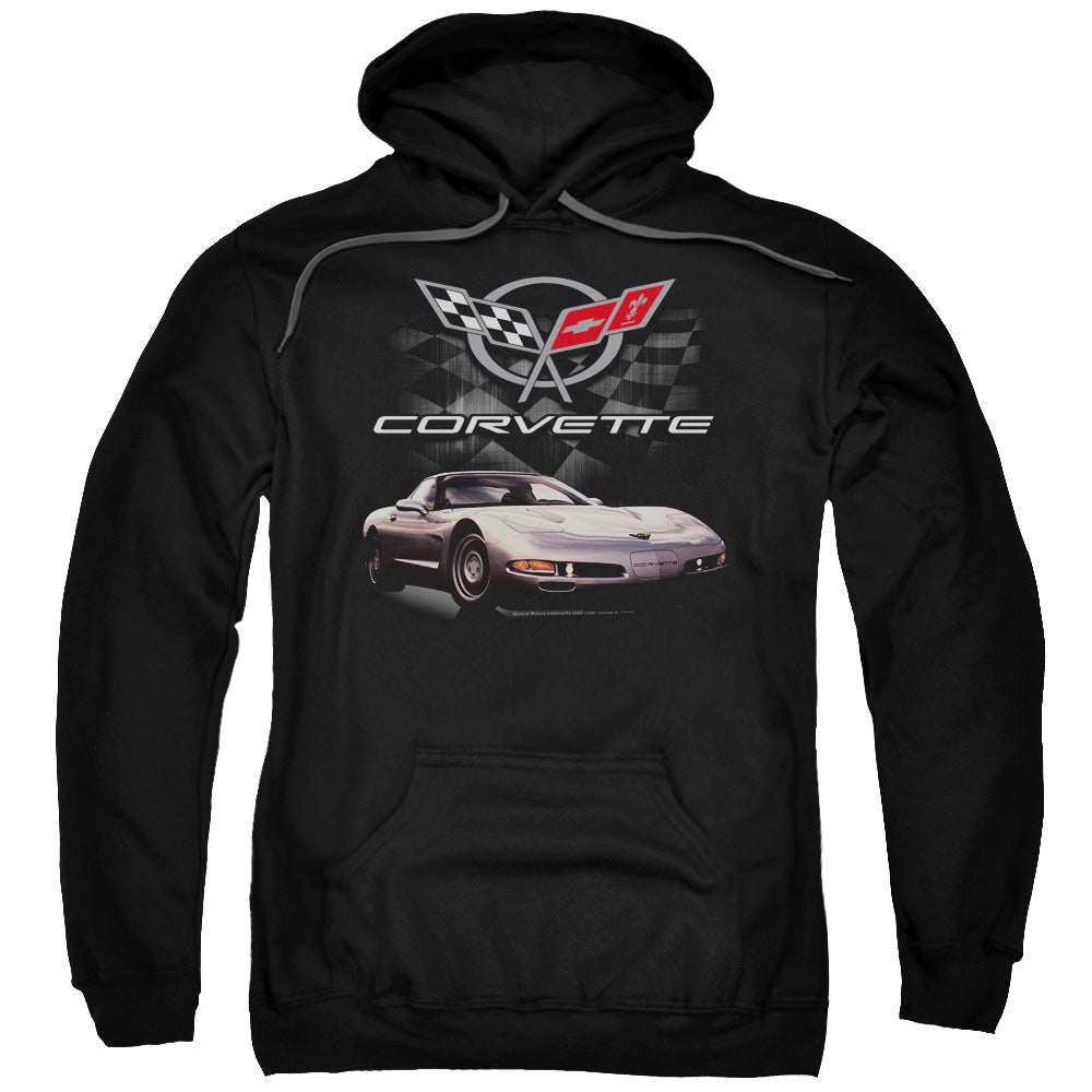 Chevrolet Checkered Past Mens Hoodie Black