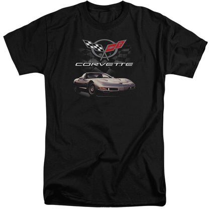 Chevrolet Checkered Past Mens Tall T Shirt Black Officially Licensed