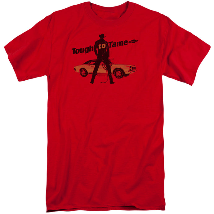 Chevrolet Tough to Tame Mens Tall T Shirt Red