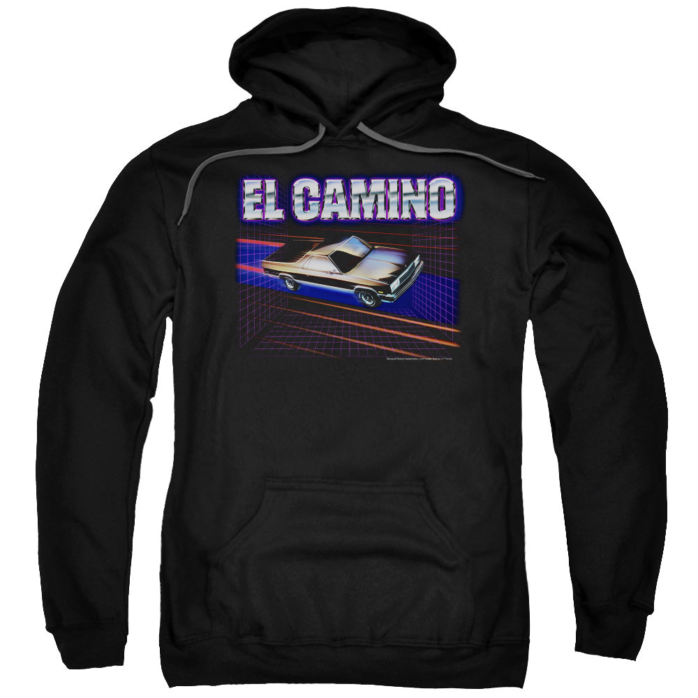 Chevrolet El Camino 85 Mens Hoodie Black