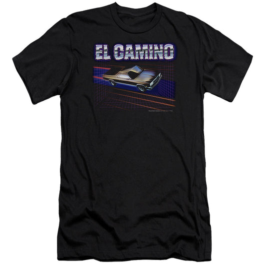 Chevrolet El Camino 85 Slim Fit Mens T Shirt Black