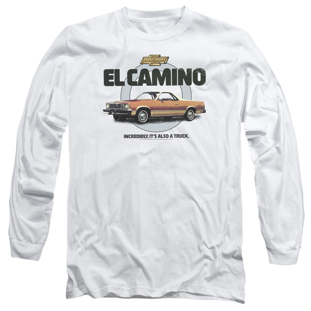 Chevrolet Also A Truck Mens Long Sleeve Shirt White