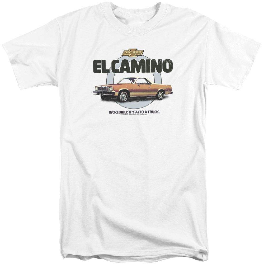 Chevrolet Also a Truck Mens Tall T Shirt White