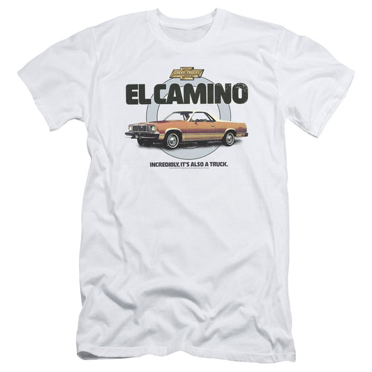 Chevrolet Also a Truck Slim Fit Mens T Shirt White