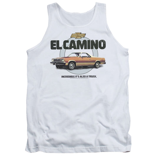 Chevrolet Also a Truck Mens Tank Top Shirt White