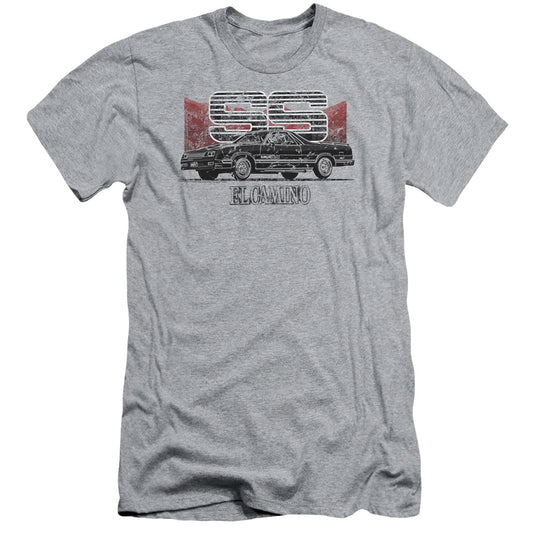 Chevrolet El Camino Ss Mountains Slim Fit Mens T Shirt Athletic Heather