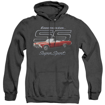 Chevrolet Impala Ss Mens Heather Hoodie Black