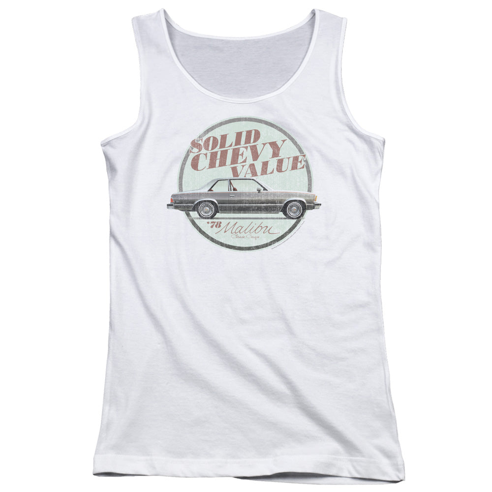 Chevrolet Do the Bu Womens Tank Top Shirt White