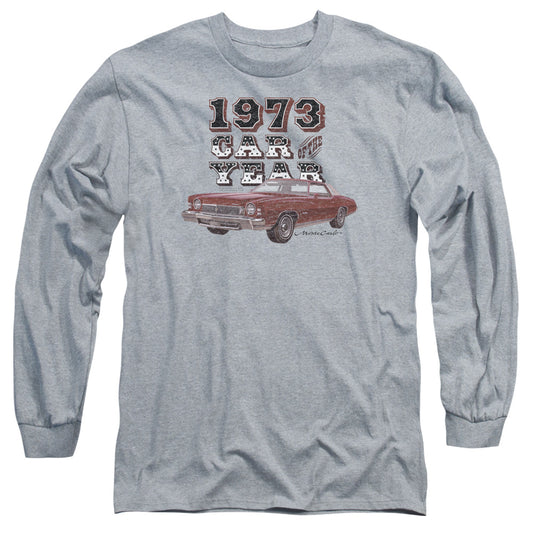 Chevrolet Car Of The Year Mens Long Sleeve Shirt Athletic Heather