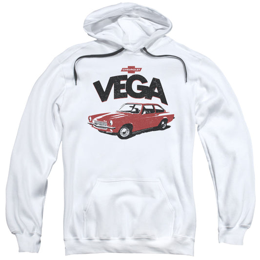 Chevrolet Rough Vega Mens Hoodie White