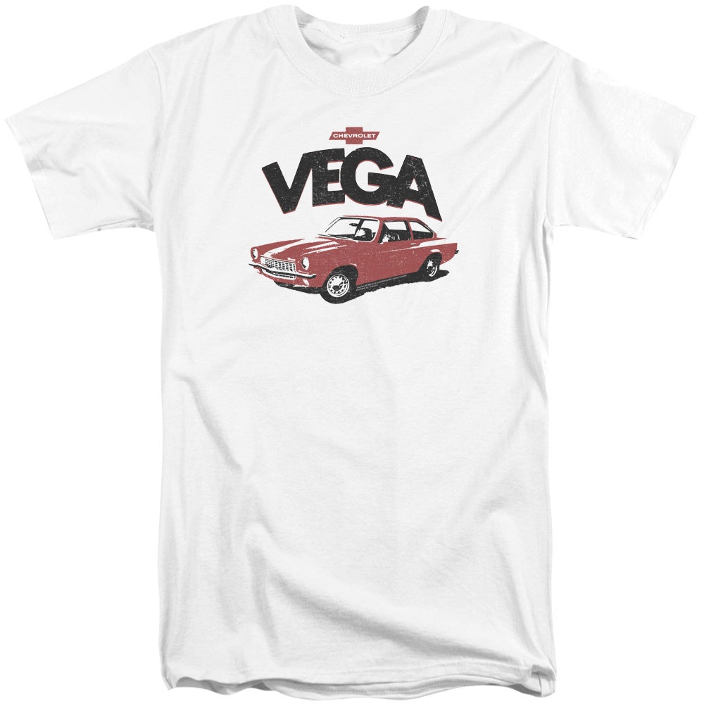 Chevrolet Rough Vega Mens Tall T Shirt White