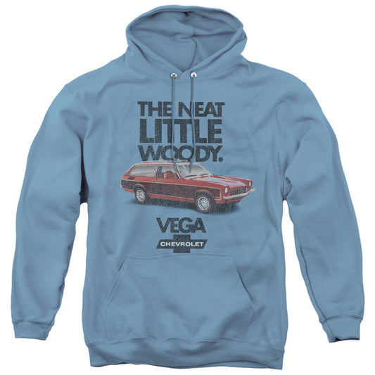 Chevrolet Vega the Neat Little Woody Mens Hoodie Carolina Blue