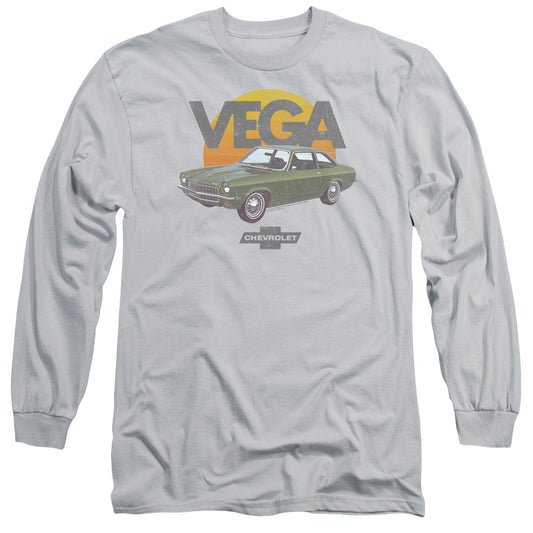 Chevrolet Vega Sunshine Mens Long Sleeve Shirt Silver