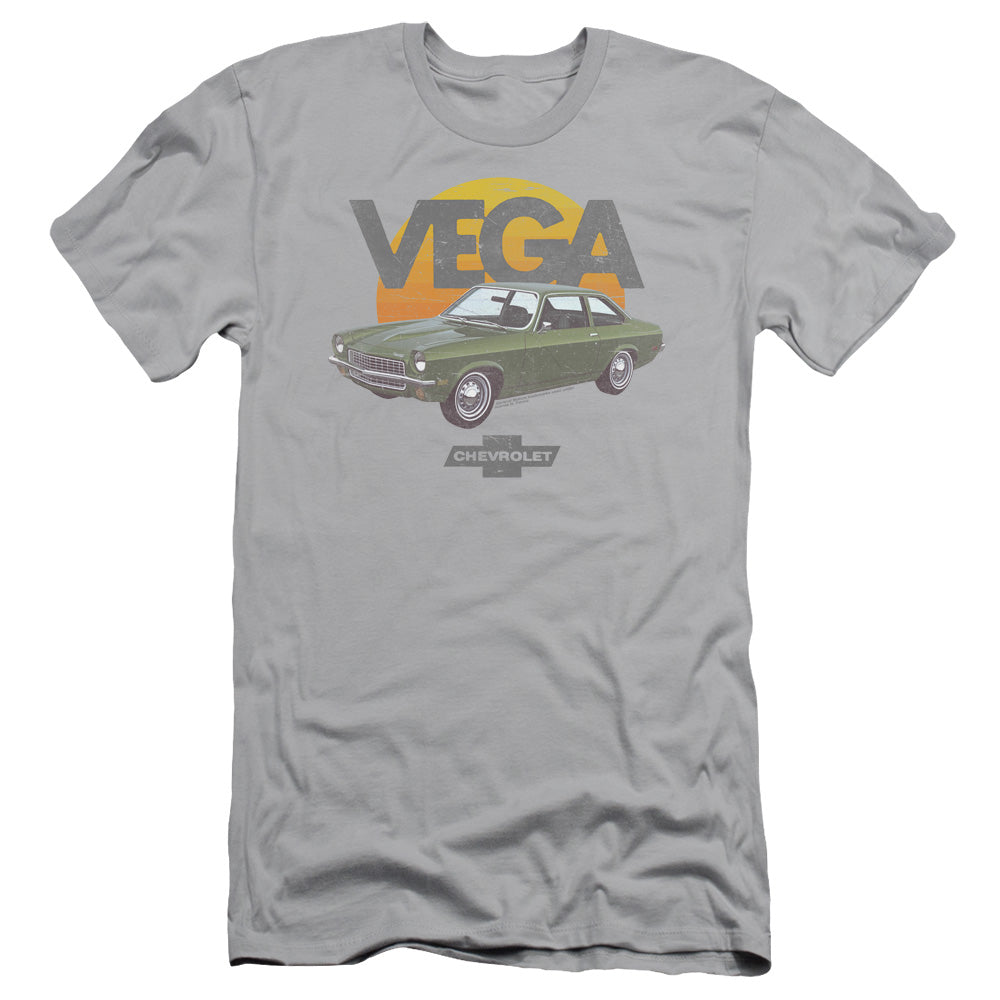 Chevrolet Vega Sunshine Slim Fit Mens T Shirt Silver