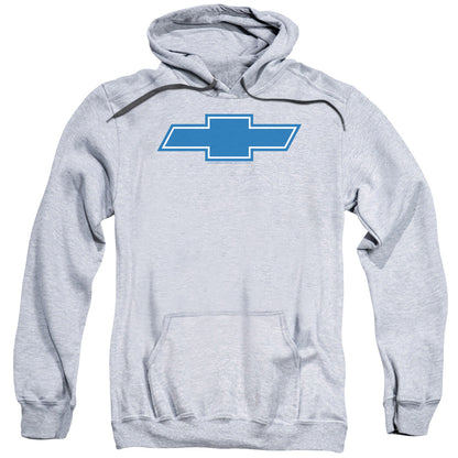 Chevrolet Simple Vintage Bowtie Mens Hoodie Athletic Heather Officially Licensed