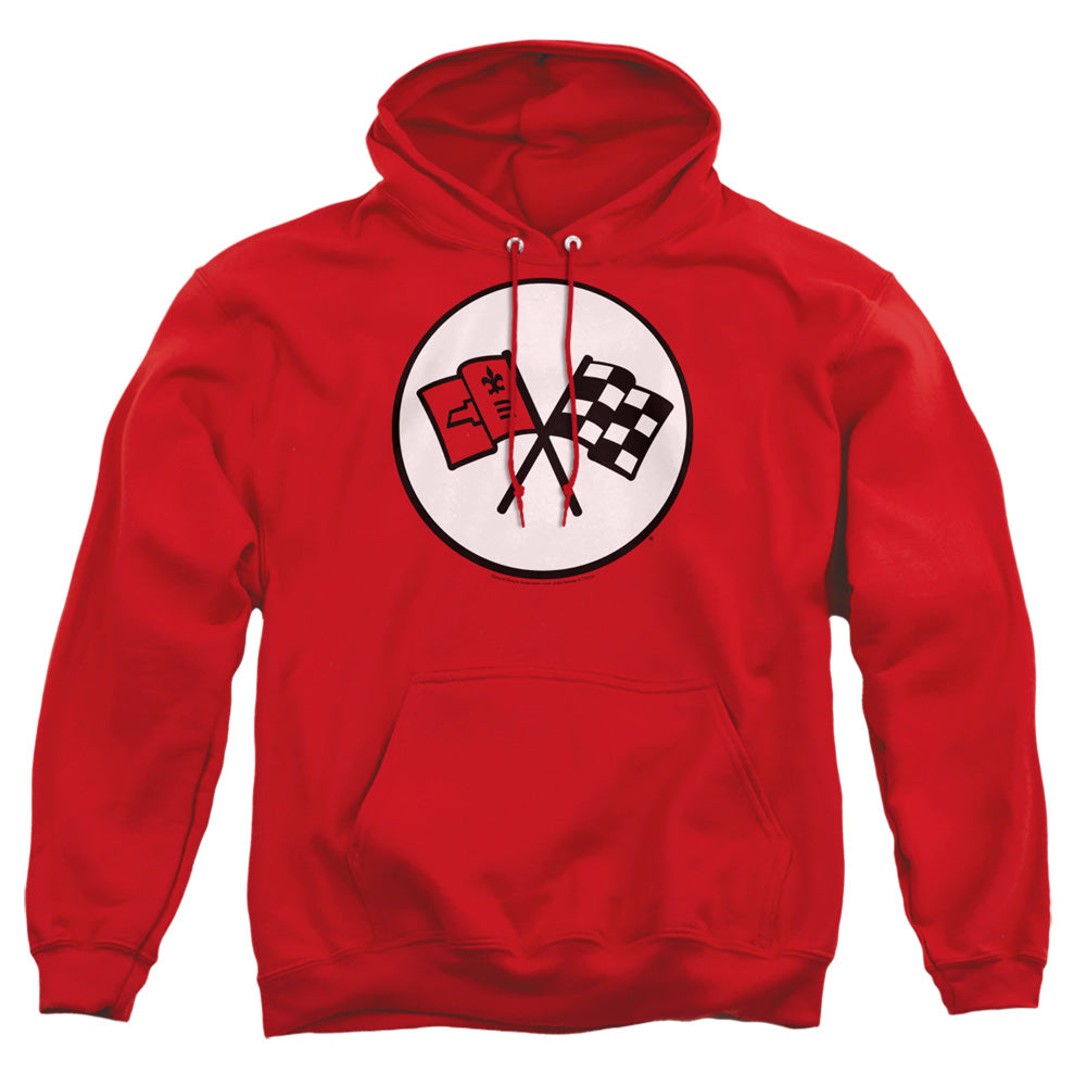 Chevrolet 2Nd Gen Vette Logo Mens Hoodie Red