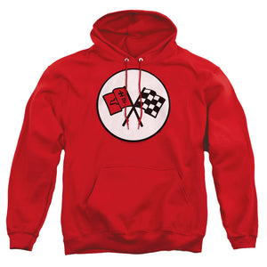 Chevrolet 2Nd Gen Vette Logo Mens Hoodie Red