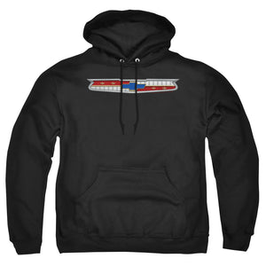 Chevrolet 56 Bel Air Emblem Mens Hoodie Black