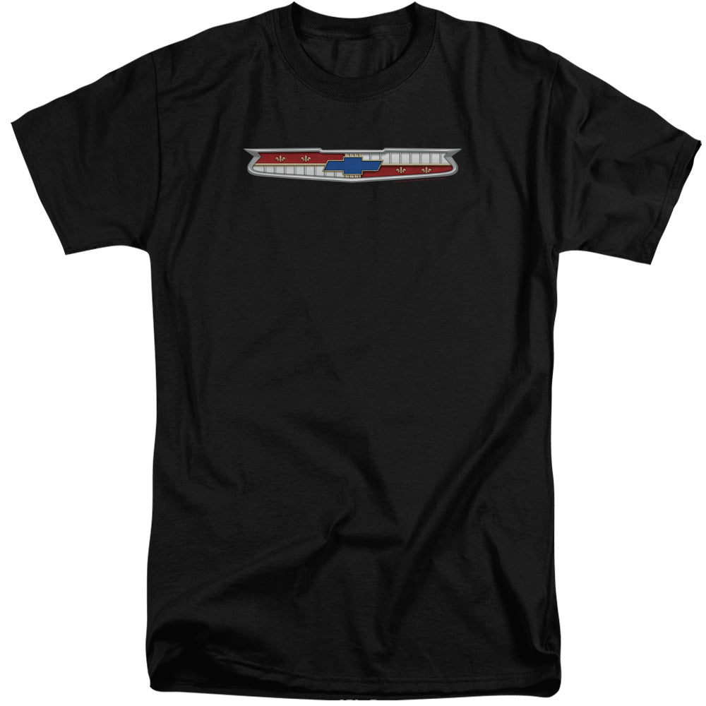 Chevrolet 56 Bel Air Emblem Mens Tall T Shirt Black