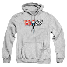 Load image into Gallery viewer, Chevrolet 2Nd Gen Vette Nose Emblem Mens Hoodie Athletic Heather