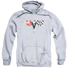 Load image into Gallery viewer, Chevrolet 2Nd Gen Vette Nose Emblem Mens Hoodie Athletic Heather