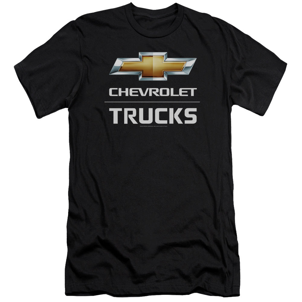 Chevrolet Trucks Premium Bella Canvas Slim Fit Mens T Shirt Black