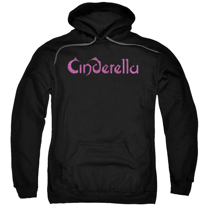 Cinderella Logo Rough Mens Hoodie Black