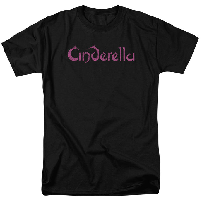 Cinderella Logo Rough Mens T Shirt Black