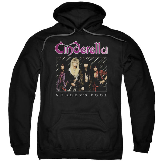 Cinderella Nobody's Fool Mens Hoodie Black