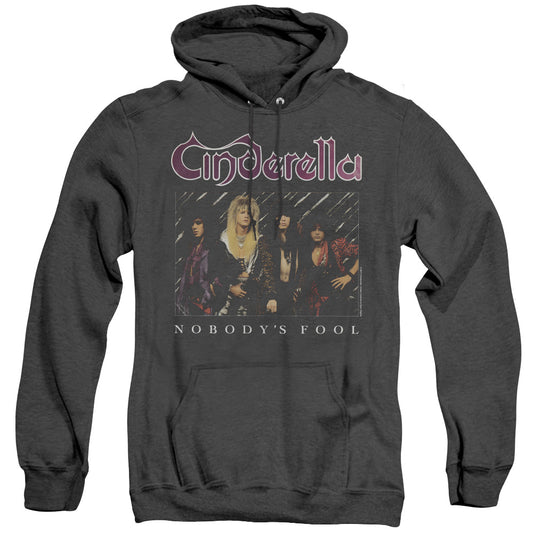 Cinderella Nobody's Fool Heather Mens Hoodie Black