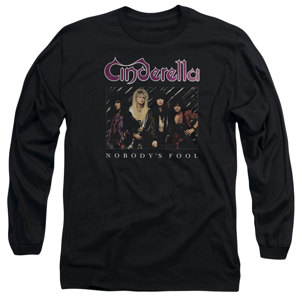 Cinderella Nobody's Fool Mens Long Sleeve Shirt Black