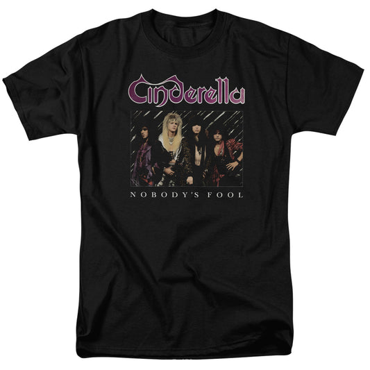 Cinderella Nobody's Fool Mens T Shirt Black