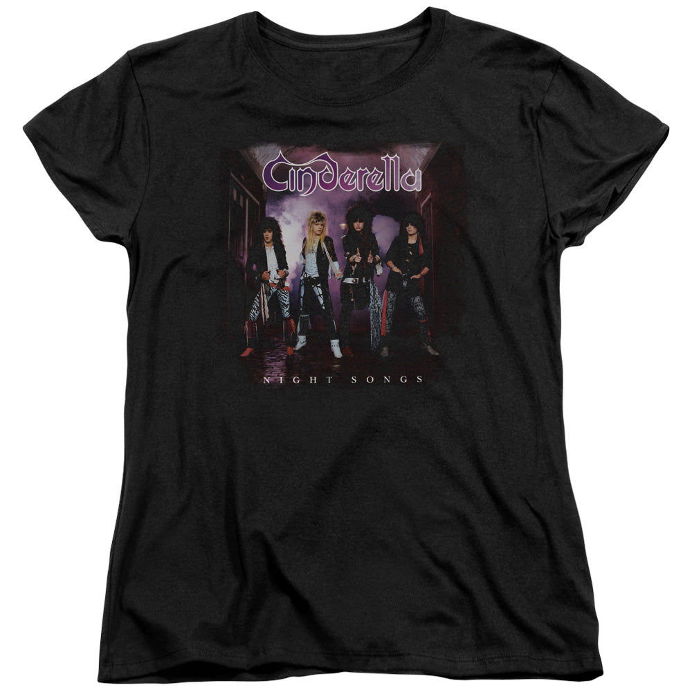 Cinderella Night Songs Womens T Shirt Black