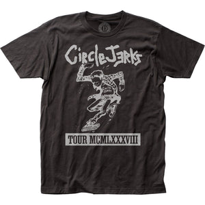 Circle Jerks 1988 Tour Mens T Shirt Black
