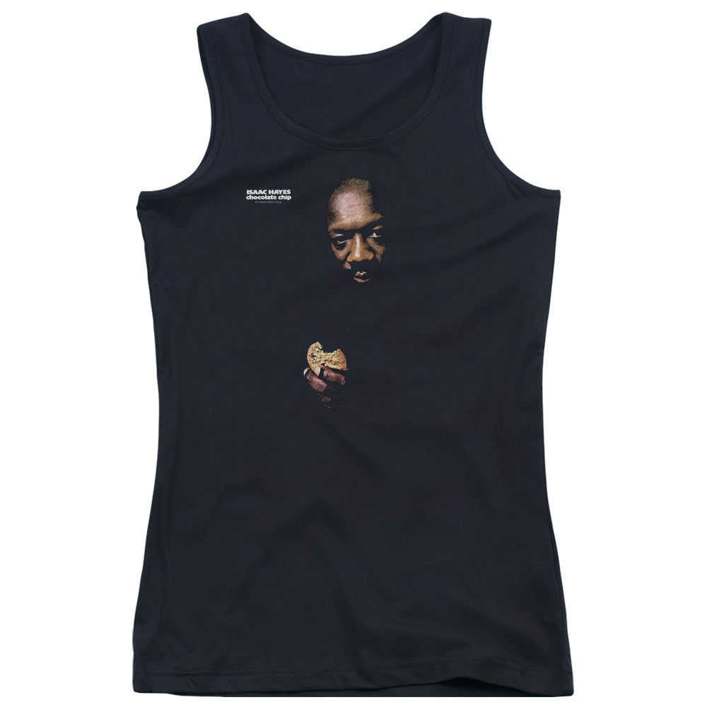 Isaac Hayes Chocolate Chip Womens Tank Top Shirt Black