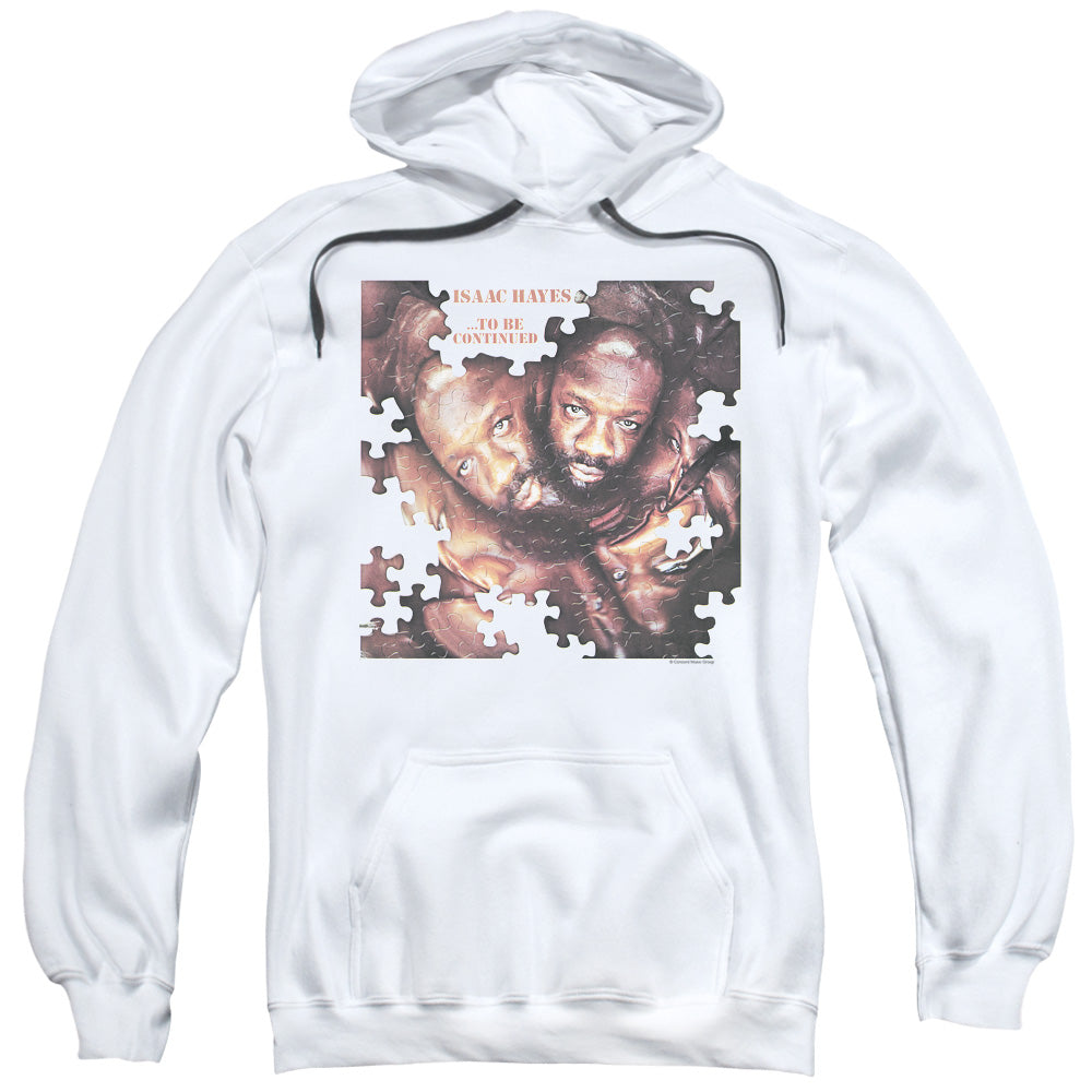 Isaac Hayes To Be Continued Mens Hoodie White