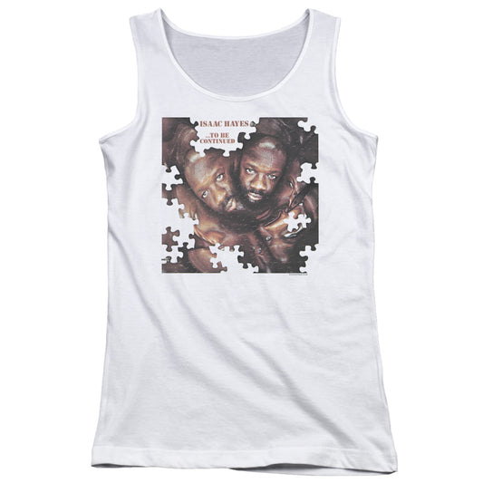 Isaac Hayes To Be Continued Womens Tank Top Shirt White