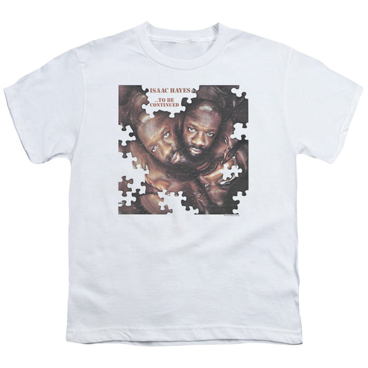 Isaac Hayes To Be Continued Kids Youth T Shirt White