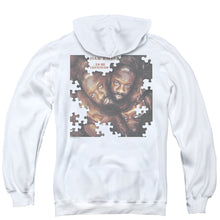 Load image into Gallery viewer, Isaac Hayes To Be Continued Back Print Zipper Mens Hoodie White