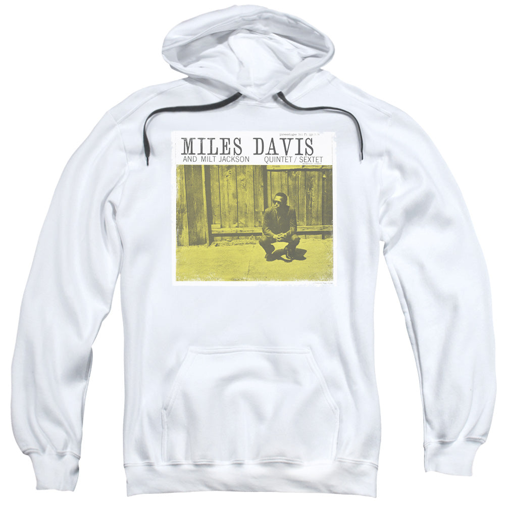 Miles Davis Miles and Milt Mens Hoodie White