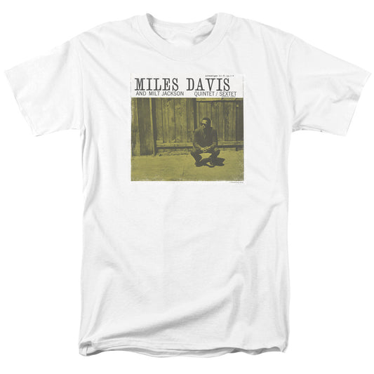 Miles Davis Miles and Milt Mens T Shirt White