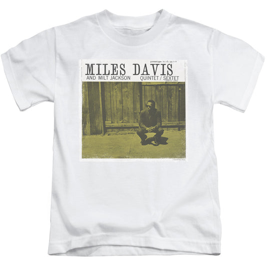 Miles Davis Miles and Milt Juvenile Kids Youth T Shirt White