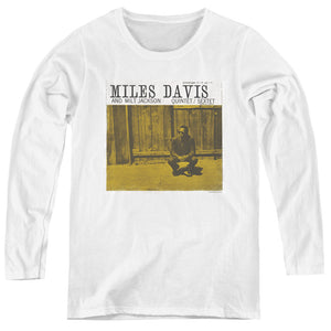 Miles Davis Miles and Milt Womens Long Sleeve Shirt White