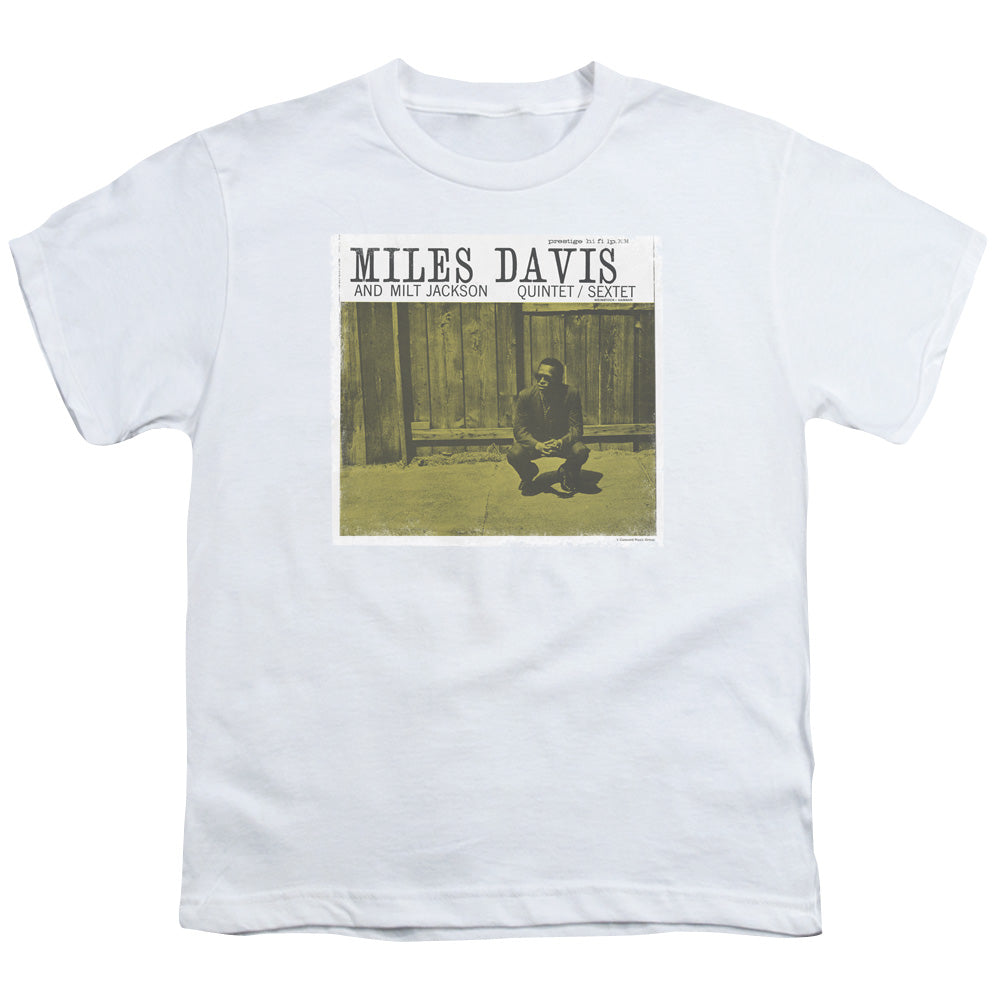 Miles Davis Miles and Milt Kids Youth T Shirt White